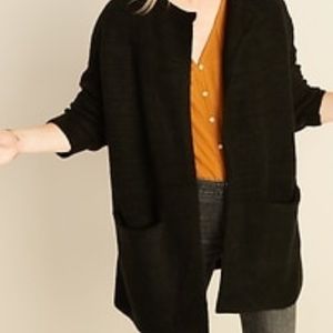 Old navy black cardigan coat